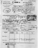 Dossier de demande de naturalisation de Mendel et Mirla Milewski (page 1).