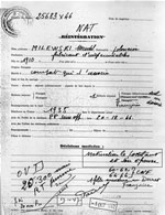 Avis favorable  la naturalisation, en octobre 1947.
