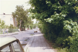 Dans la rue Slowackiego,  Legionowo - 1989