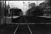 La gare de Falenica (photo : avril 2001).