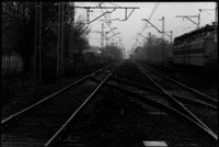 La gare de Falenica (photo : avril 2001).