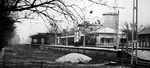 La gare de Falenica (photo : avril 2001).