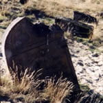 Les restes du cimetire de Karczew en 2001.