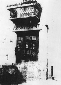 L'office du travail dans le ghetto de Zelechow.