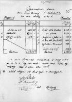 Correspondance du Comit d'entraide sociale juive. Comptabilit fvrier 1942.