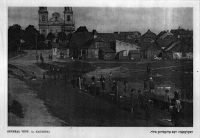 Un shtetl : Zelechow. Vue gnrale.