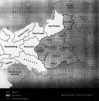 Les divisions administratives de la Pologne en 1917.